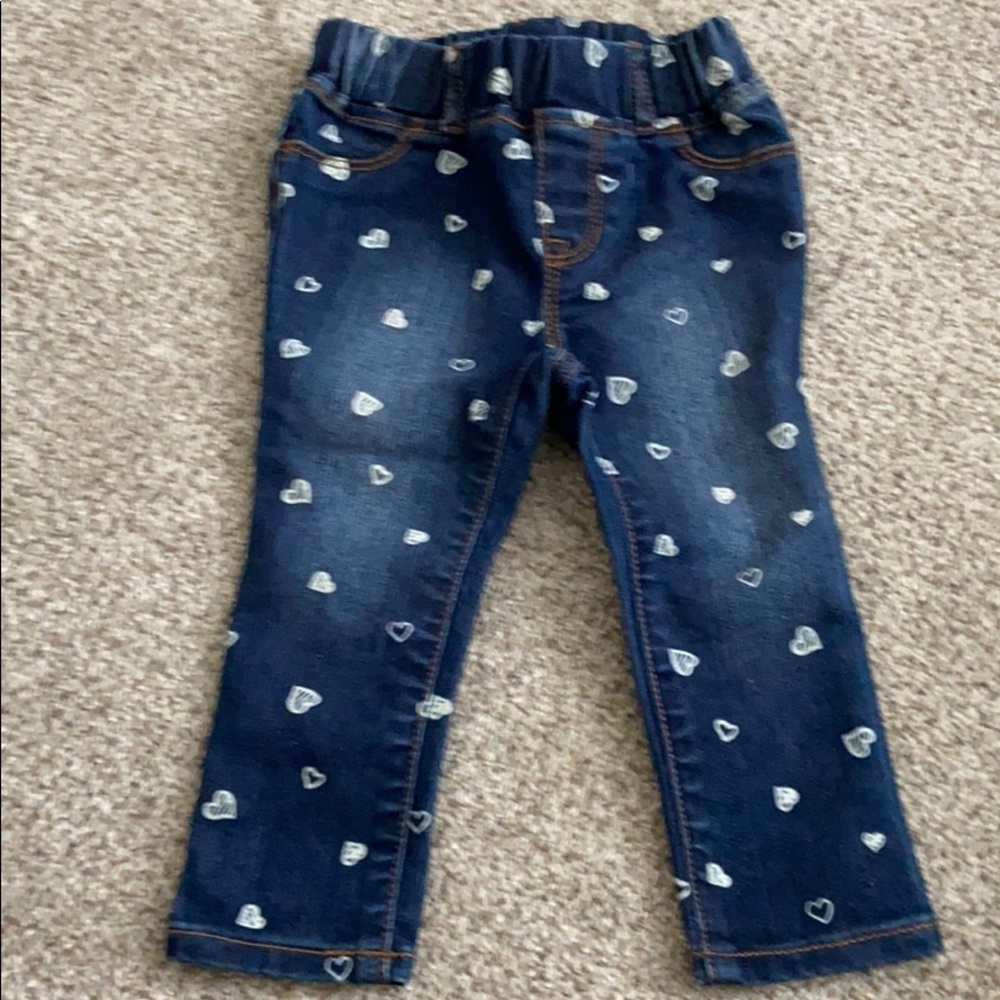 Toddler heart jeans